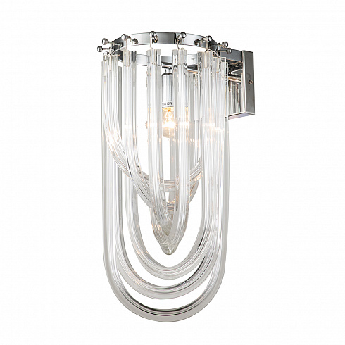 Настенный светильник Delight Collection Murano 1B chrome Murano Glass KR0116W-1B chrome